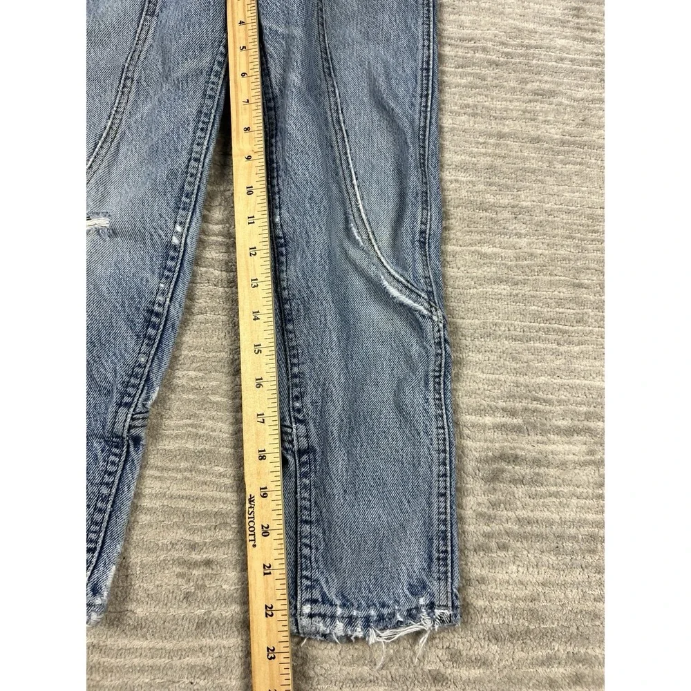 Lee‎ Riders Jeans Boys Size 12 Reg Blue Straight Vintage Denim Distressed